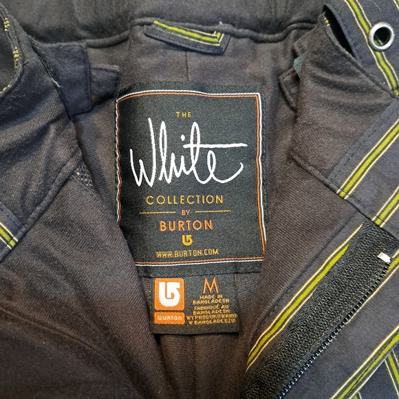 Burton, the white collection men's size medium - Picture 5 of 15